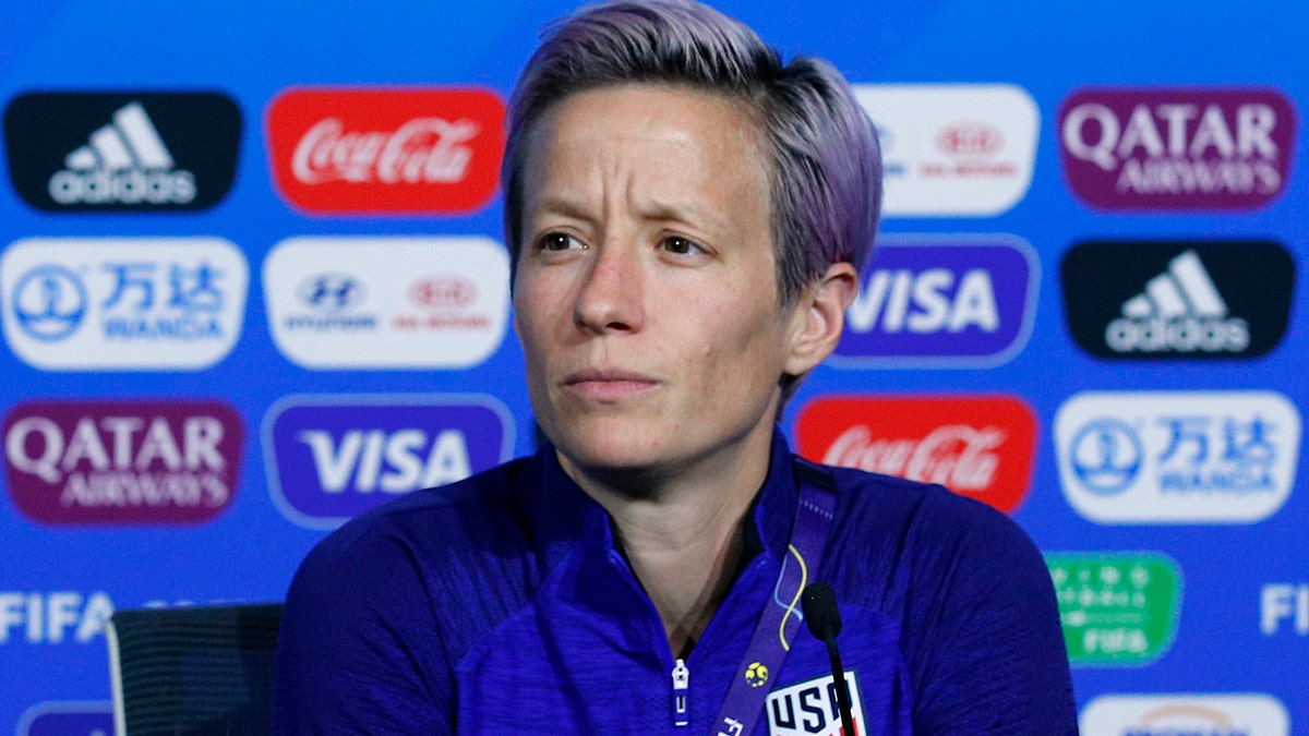 Rapinoe called out FIFA in a press conference on the eve of the title match against the Netherlands. (AP Photo/Francois Mori)