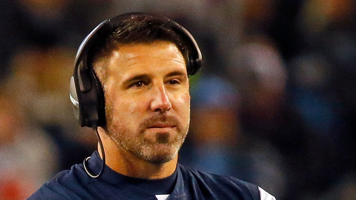 Mike Vrabel made a shocking revelation Tuesday. (Photo by Frederick Breedon/Getty Images)