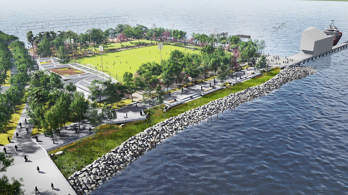 The roughly 5.5-acre site is known as the Gansevoort Peninsula and is located on the far western end of Little West 12th Street in the Meatpacking District.