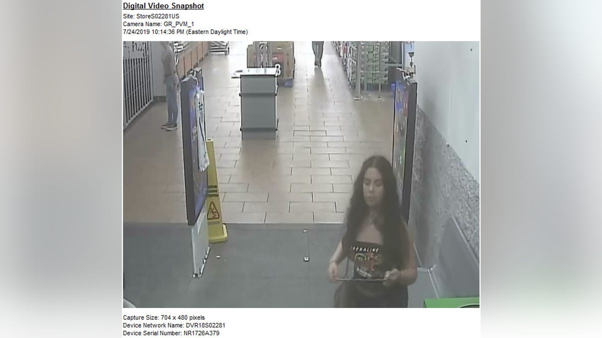 According to WPXI, a Walmart employee claimed to have seen the woman committing the act