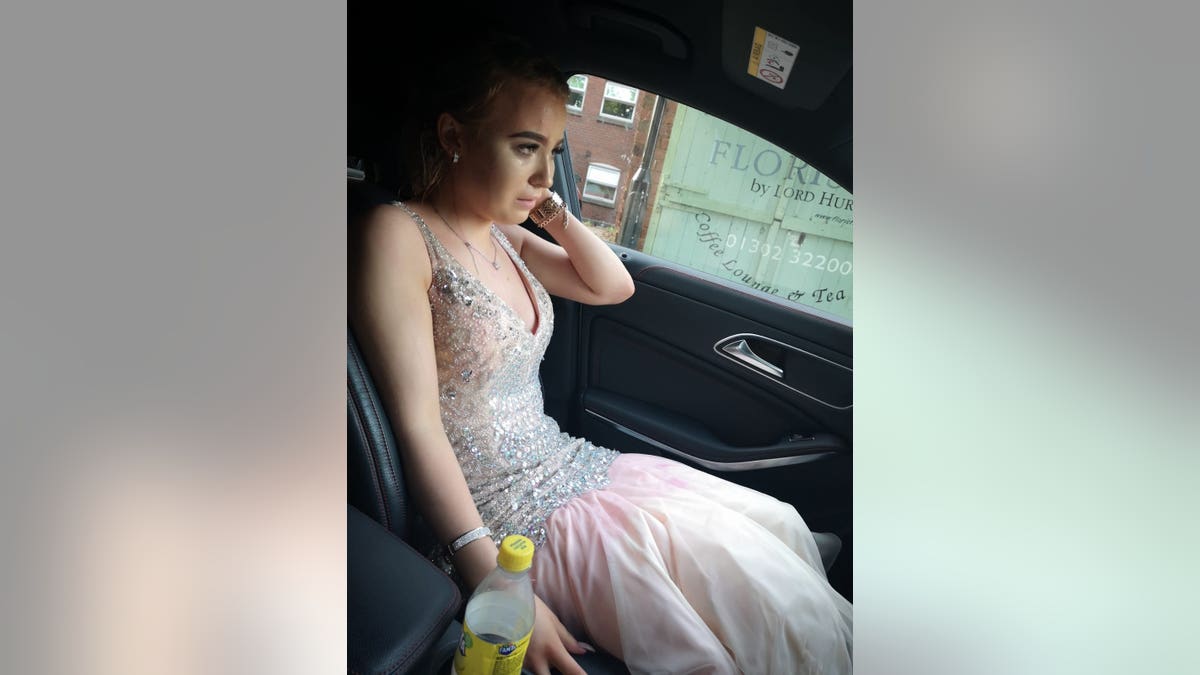 "I was just sat minding my own business when this drink was suddenly all over me," Emilee said. "I didn't even know she was behind me, she crept up on me. Nothing was ever said, I just looked up and saw the girl walking away."