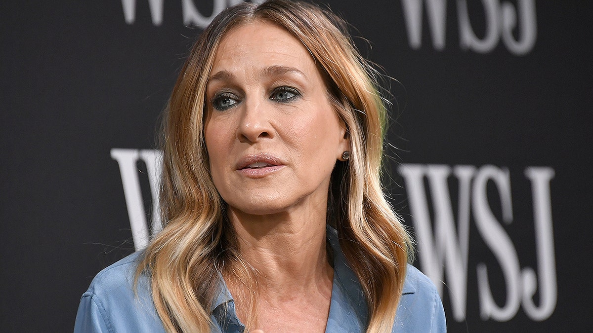 NEW YORK, NY - MAY 10:  Sarah Jessica Parker speaks on stage at the WSJ The Future of Everything Festival at Spring Studios on May 10, 2018 in New York City.  (Photo by Michael Loccisano/Getty Images)