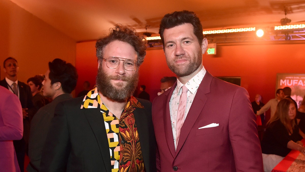 photo of billy eichner and seth rogen