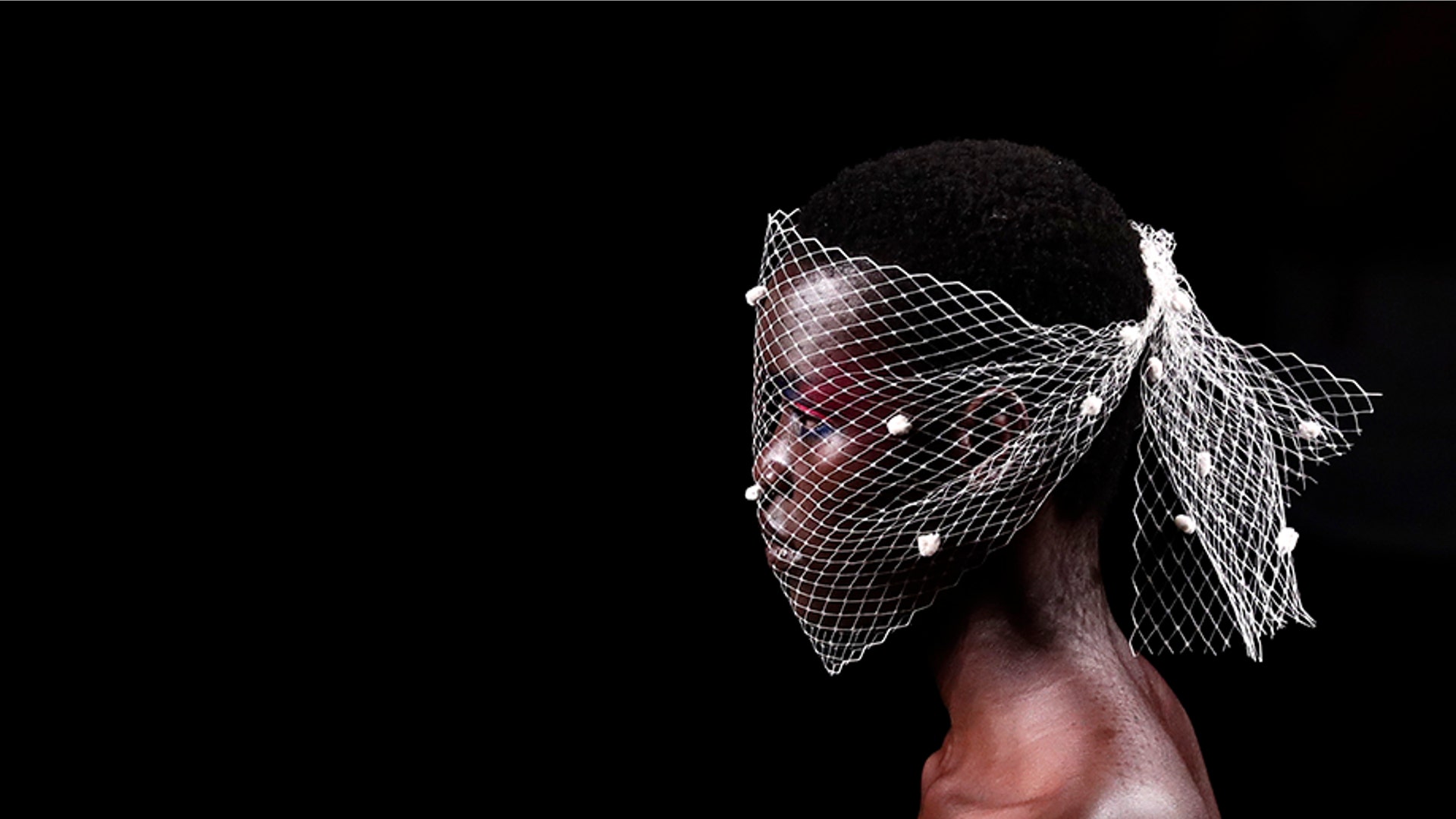 A model displays a 2020 Spring-Summer creation by "The 2nd Skin Co." during the Madrid's Fashion Week, July 9, 2019. 