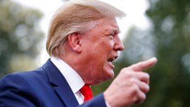 Trump rips 'horrible' de Blasio in wake of NYPD water dousings, bashes other 2020 Dems