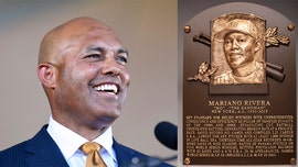 Mariano Rivera closes Hall of Fame induction ceremony as 1st player unanimously voted in