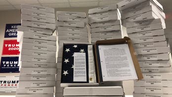 RNC, ripping 'deafening silence' over desecrations, sends 73 American flags to top Dems
