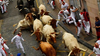 Running of the bulls leads to at least 5 gored on first day of Pamplona, Spain, festival