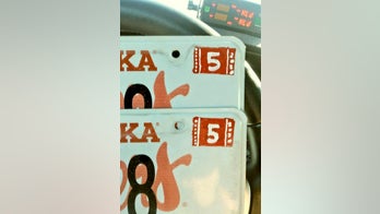 Nebraska driver cited for painted-on registration stickers: reports