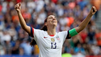 Alex Morgan revels in World Cup win with another ‘tea sipping’ celebration in victory photo