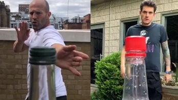 Jason Statham, John Mayer, others help social media's #BottleCapChallenge go viral
