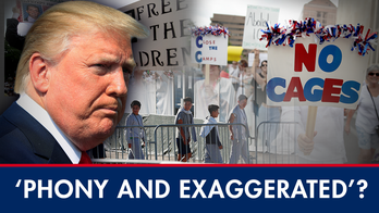 Trump blasts media over 'exaggerated' border detention center reports; Dem civil war over border bill