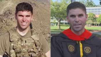 National Guardsman on deployment catches flight back to America in time to receive master's degree