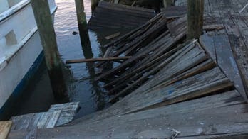 20 diners at seaside restaurant fall into creek after dock collapses during birthday party