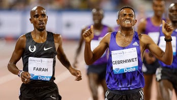 Olympian long-distance runner celebrates victory too early in race, ends up finishing 10th