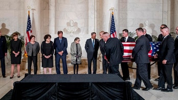 Trump to pay respects to late Justice John Paul Stevens