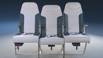 Company aims to make flying 'less miserable' with roomier design for middle seat, two-level armrests