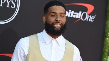 Odell Beckham Jr shows off arm strength during workout session