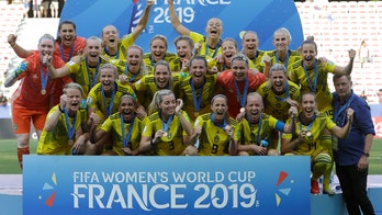 Sweden beats England 2-1 to take third at Women's World Cup