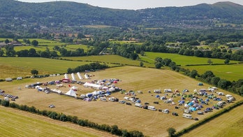 'Europe's biggest sex festival' hits England, aerial photos show