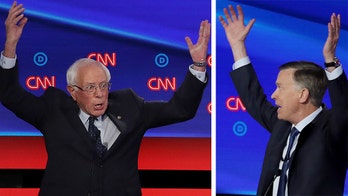 Watch: 2020 rival mocks Bernie Sanders by flailing his arms during clash over socialism