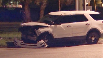 Florida officer injured after being struck by teen driving stolen car, police say