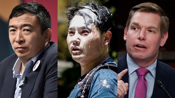 Eric Swalwell joins Andrew Yang as the only 2020 Dems to condemn Antifa attack on journalist