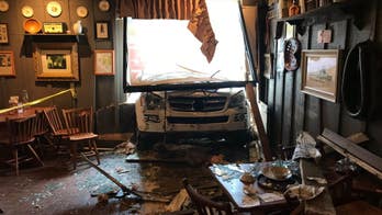 SUV crashed into Cracker Barrel restaurant, damaging dining room
