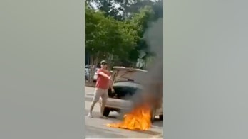 Video captures American flag burning at Walmart, prompts arrest