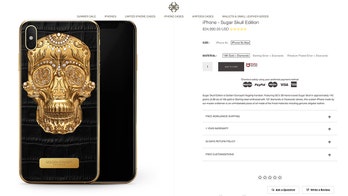 iPhone with 137 diamonds and 18K gold costs whopping $25G