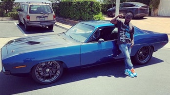 Kevin Hart bought something blue for his birthday - a custom 1970 Plymouth 'Cuda