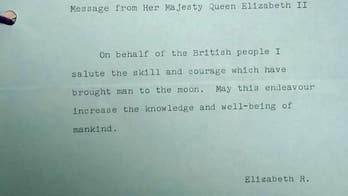 Apollo 11: Queen's historic message to the astronauts on show to mark 50th anniversary