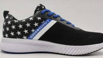 Air Force veteran touts new shoe to honor law enforcement as Nike pulls patriotic flag sneaker