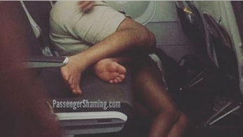 Passenger sleeping on floor of plane grosses out social media: 'Yuck no!'