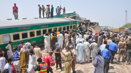 At least 20 dead, 70 injured after trains collide in Pakistan, officials say