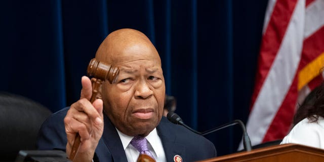 FILE: House Oversight and Reform Committee Chair Elijah Cummings, D-Md., leads a meeting on Capitol Hill in Washington. 
