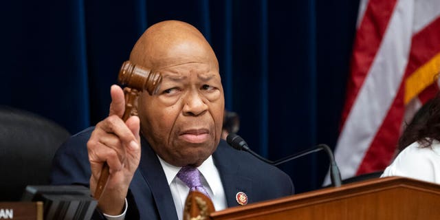 FILE: House Oversight and Reform Committee Chair Elijah Cummings, D-Md., leads a meeting on Capitol Hill in Washington.
