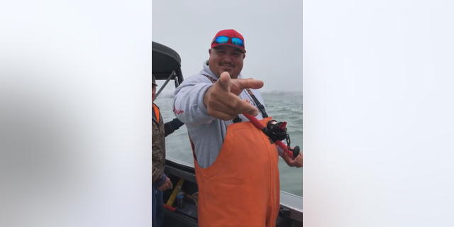 Gamez tells Fox News he's caught sharks before not this one "had to be my biggest."