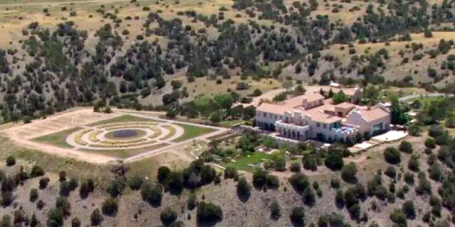 Jeffrey Epstein's Zorro Ranch in Stanley, N.M. is shown Monday, July 8, 2019. Epstein is entangled in two legal fights that span the East Coast, challenging his underage sexual abuse victims in a Florida court hours after he was indicted on sex trafficking charges in a separate case in New York. (KRQE via AP)