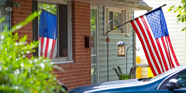 FILE - In this Oct. 5, 2016 file photo, the house of Harold Thomas Martin III is seen in Glen Burnie, Md. (AP Photo/Jose Luis Magana)
