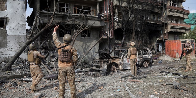 July 29: A complex attack against the office of the president's running mate and a former chief of intelligence service Amrullah Saleh on Sunday in the capital Kabul, killed scores of people, an official said.