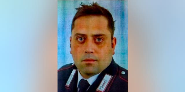 Officer Mario Cerciello Rega, 35, was stabbed to death in Rome early Friday.