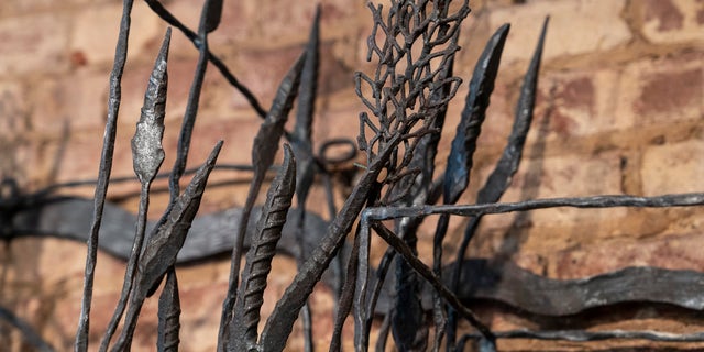 "I forged wheat stalks using various industrial steel types so it became a fun game of reinvention, and I also used images of Van Gogh’s wheat field drawings and paintings as inspiration for creating the whole unit," Trattner said.