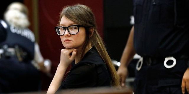 Anna Sorokin in Manhattan Supreme Court April 19, 2019 for her grand larceny trial.