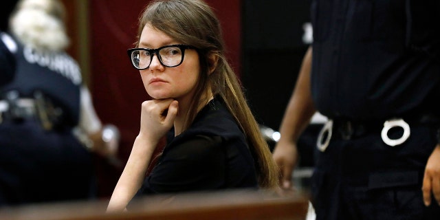 Anna Sorokin in Manhattan Supreme Court April 19, 2019 for her grand larceny trial.