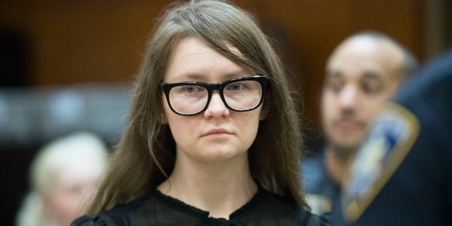 Anna Sorokin, who claimed to be a German heiress, returns to the courtroom during her trial on grand larceny and theft of services charges in New York. (AP Photo/Mary Altaffer, File)