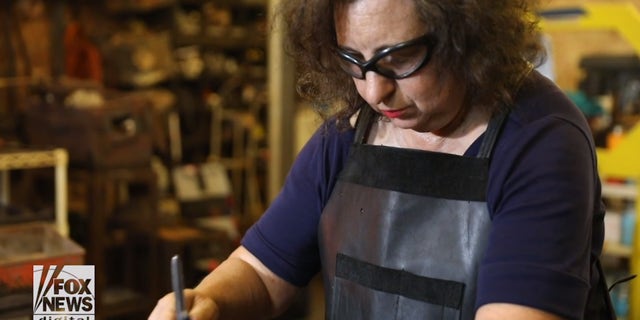 "When I am at my anvil, it is exactly where I want to be," says Trattner.