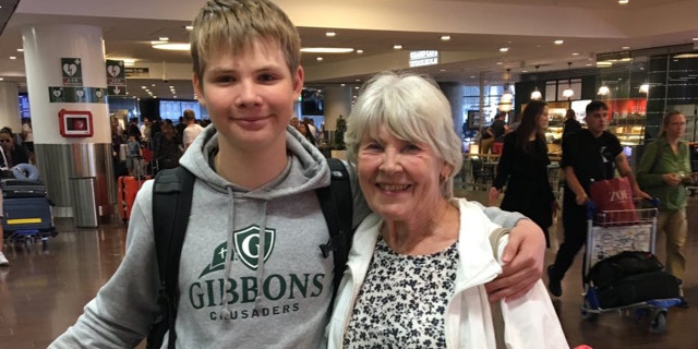 Anton arrived in Sweden on Monday. "He is safe with his grandparents," his mother confirmed on Twitter.