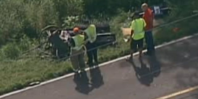 A horse-drawn carriage, carrying six people, was headed to a blueberry patch in Missouri and had almost arrived when the truck struck the carriage from behind, killing a 7-year-old boy, police said.