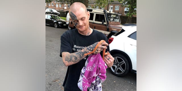 A "snake expert" finally managed to get the creature out of the car.